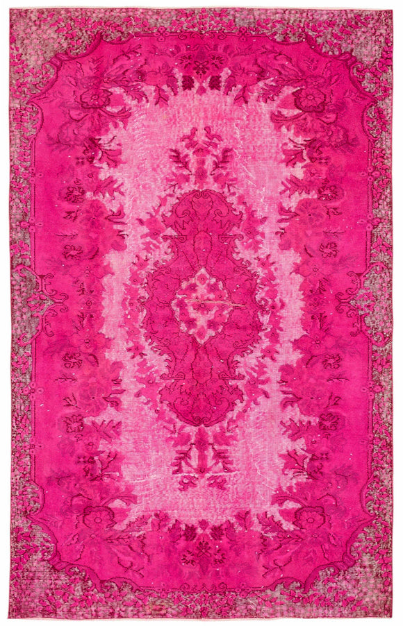 6x9 Pink Over-dyed Rug - 49329
