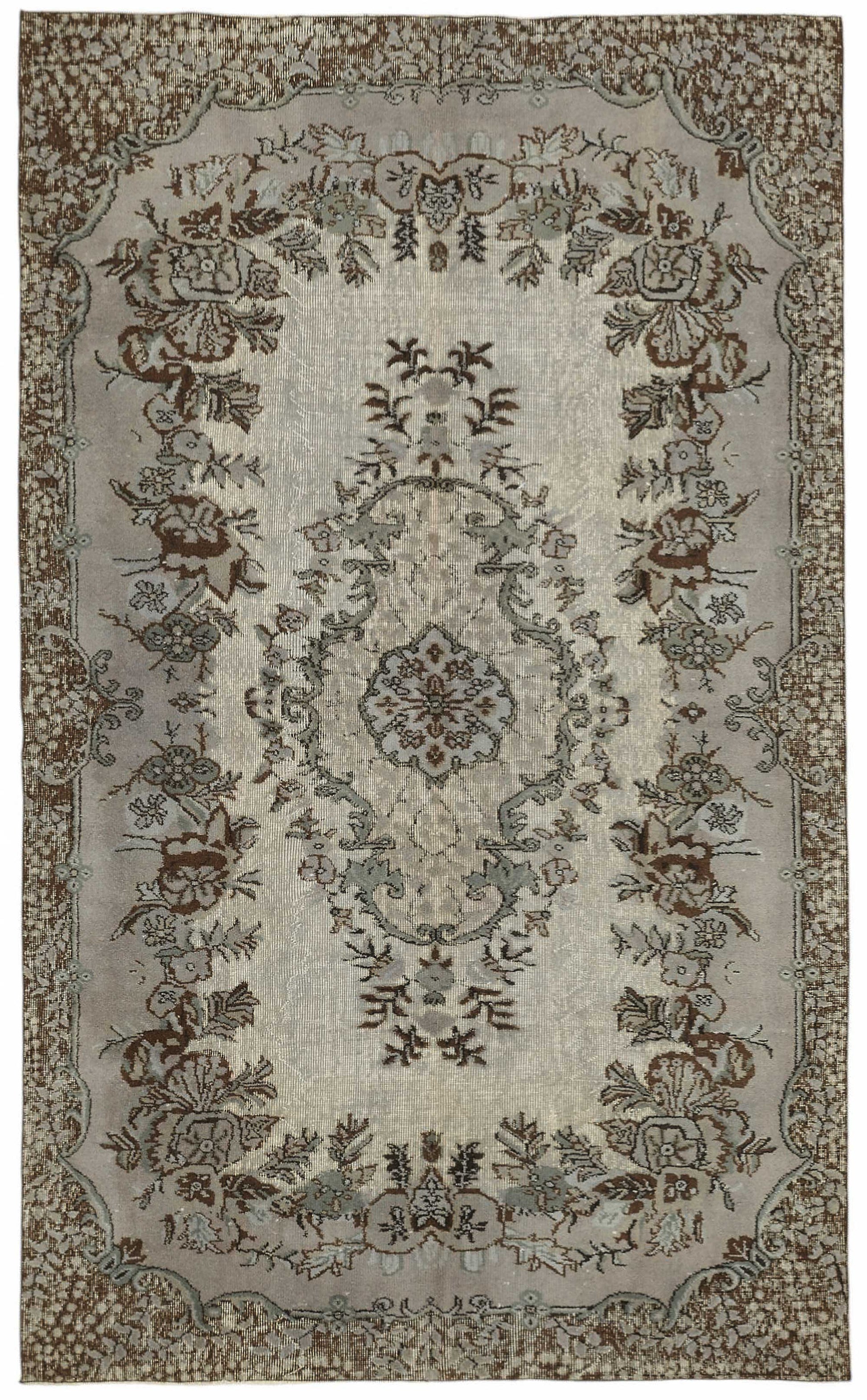 6x10 Grey Over-dyed Rug - 49330