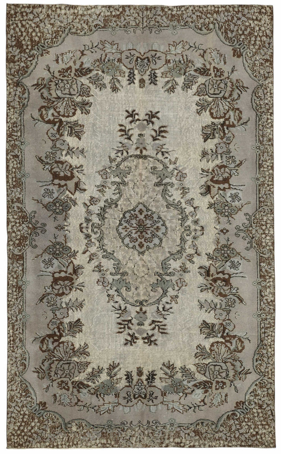 6x10 Grey Over-dyed Rug - 49330