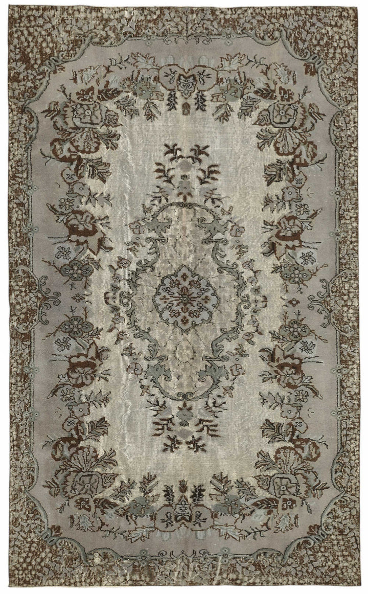 6x10 Grey Over-dyed Rug - 49330