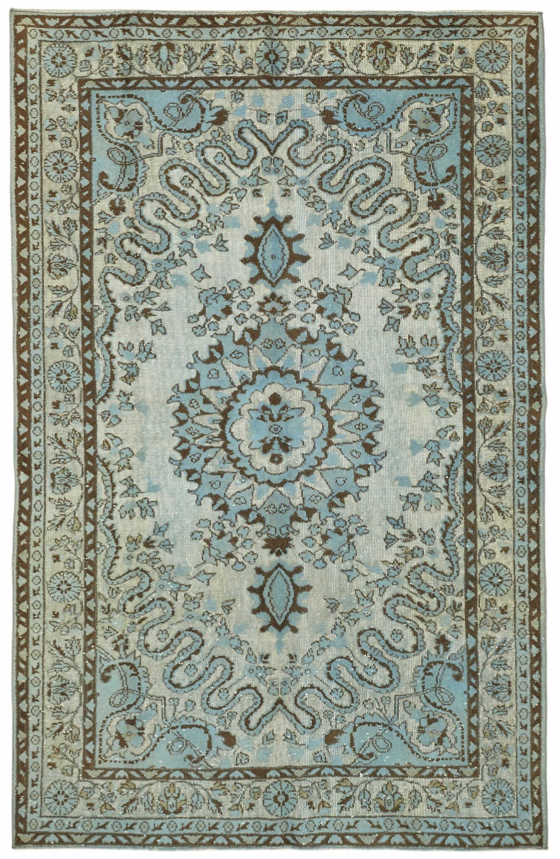 6x10 Blue Over-dyed Rug - 49331