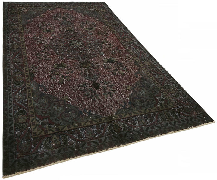 5x10 Black Over-dyed Rug - 49332