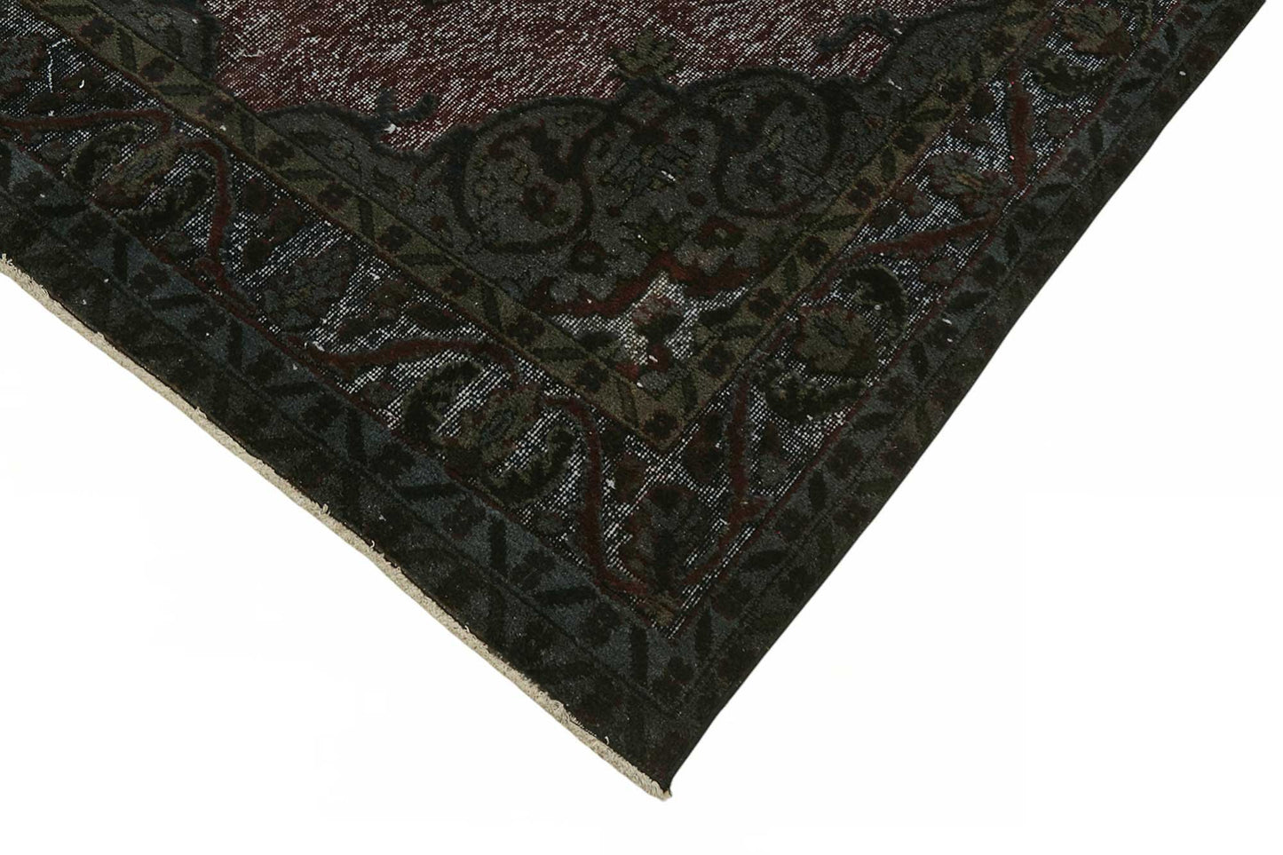 5x10 Black Over-dyed Rug - 49332