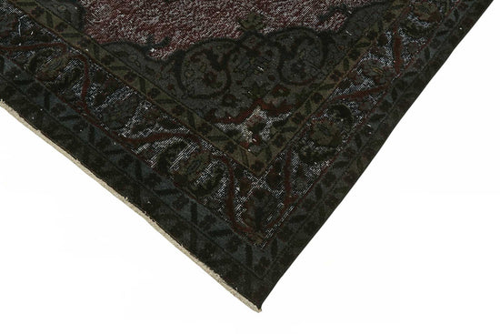 5x10 Black Over-dyed Rug - 49332