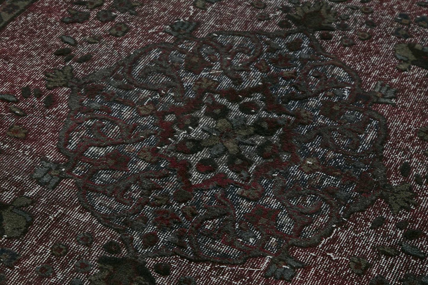 5x10 Black Over-dyed Rug - 49332