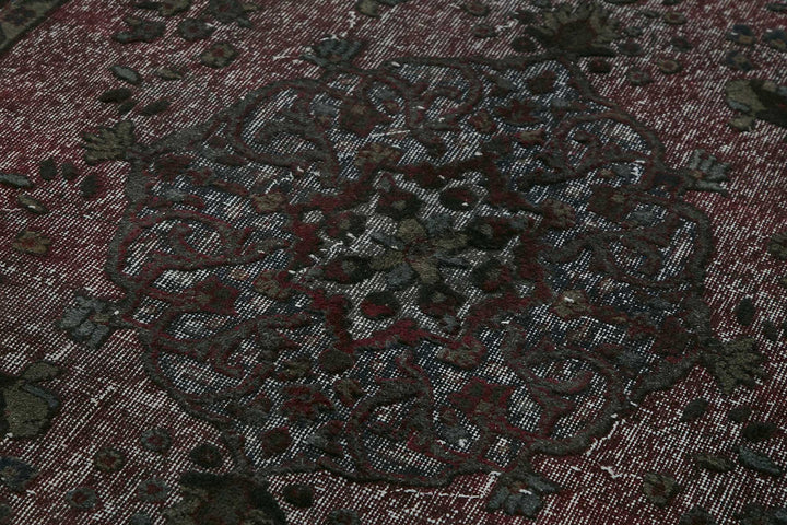 5x10 Black Over-dyed Rug - 49332