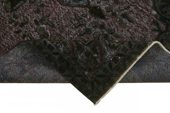 5x10 Black Over-dyed Rug - 49332