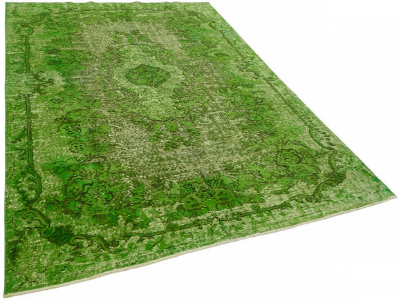 6x9 Green Over-dyed Rug - 49333
