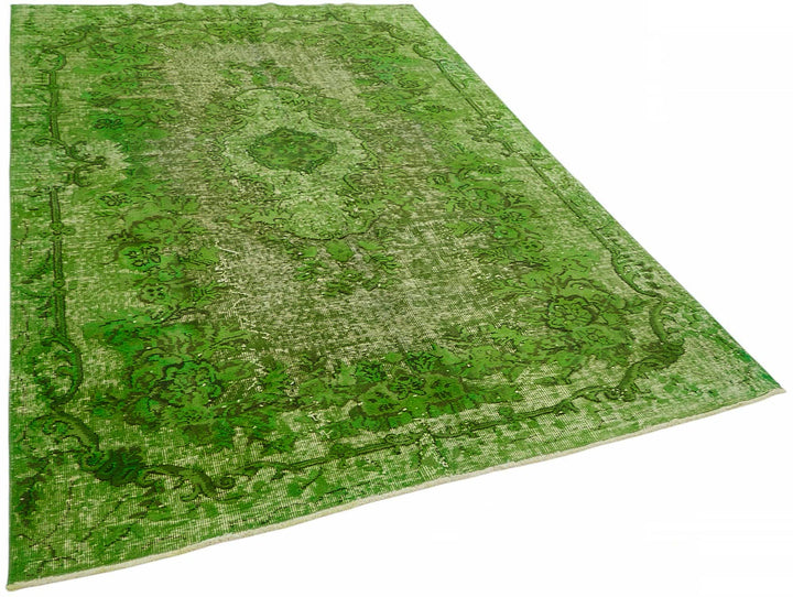 6x9 Green Over-dyed Rug - 49333