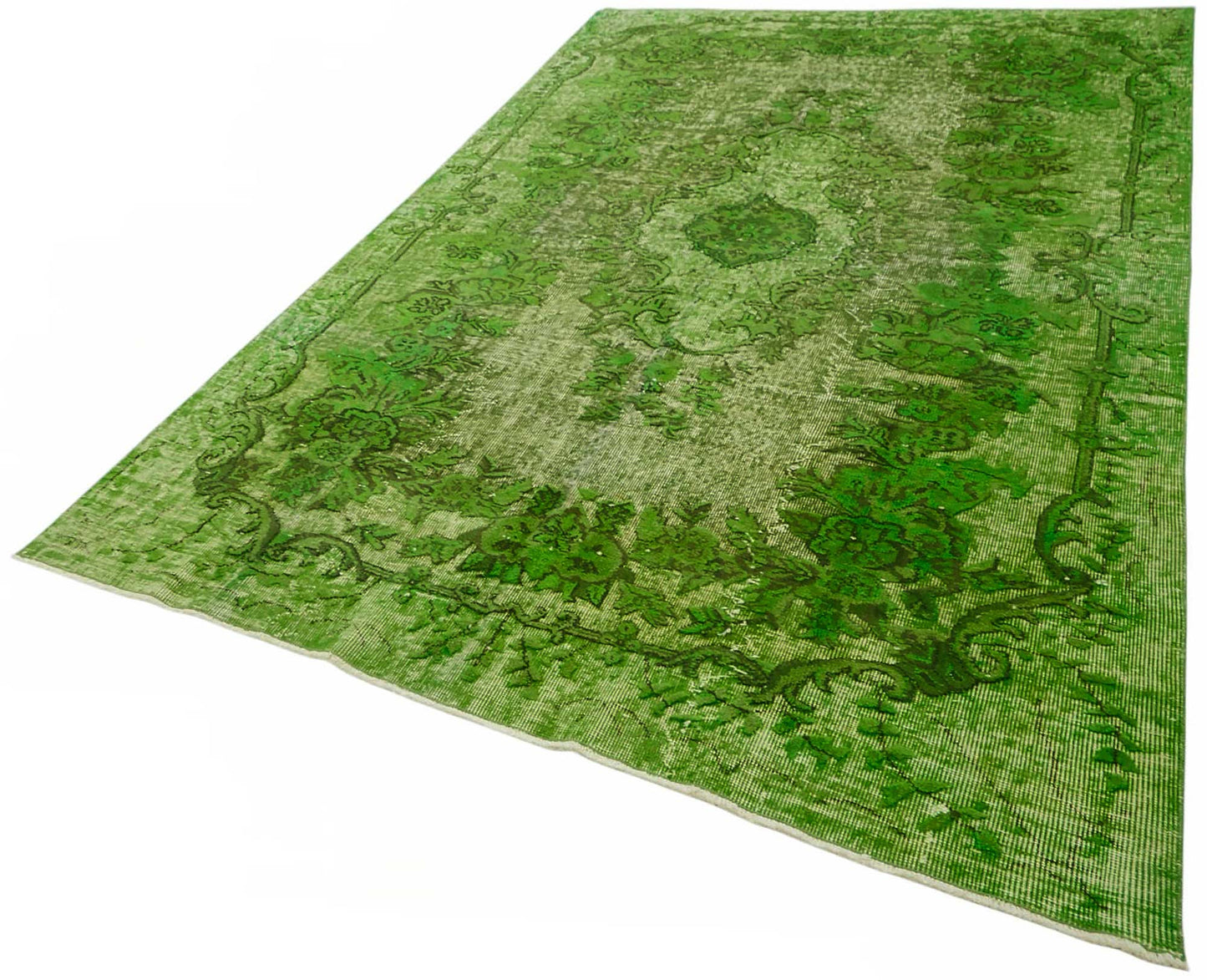 6x9 Green Over-dyed Rug - 49333