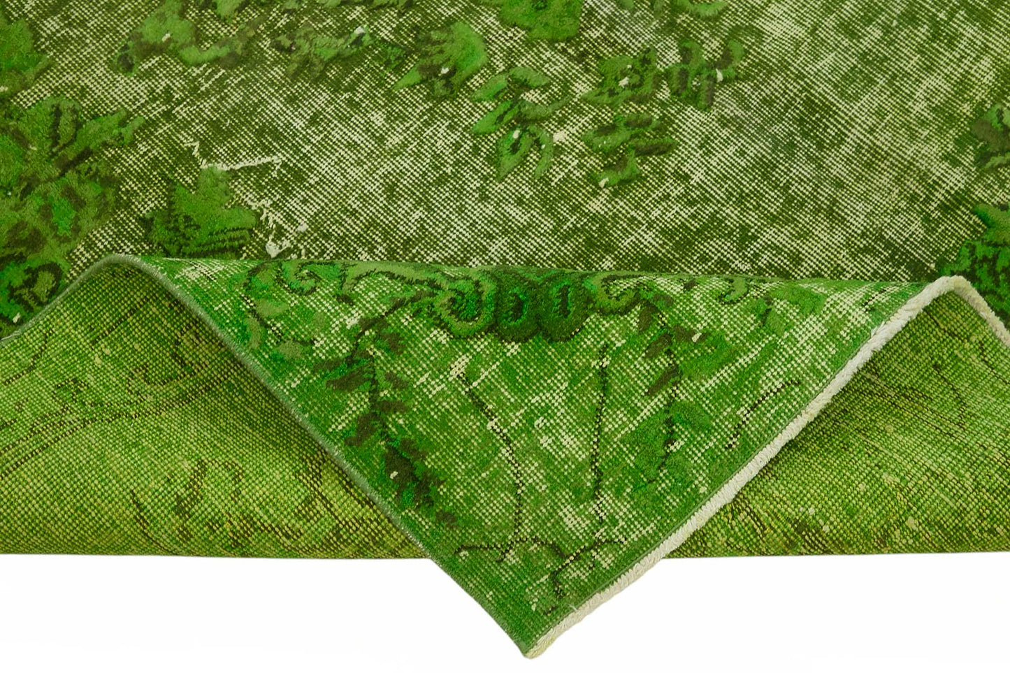 6x9 Green Over-dyed Rug - 49333