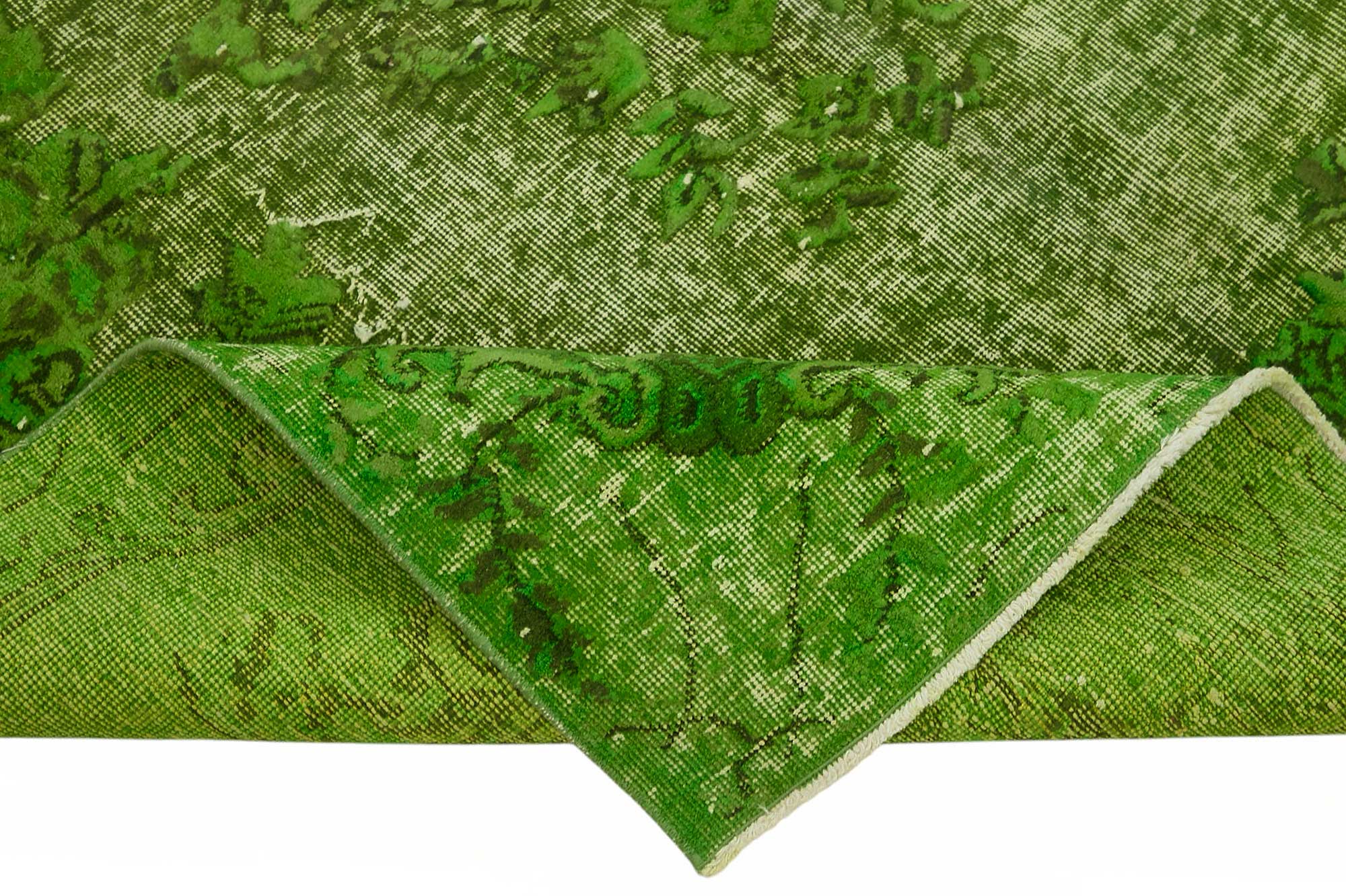 6x9 Green Over-dyed Rug - 49333