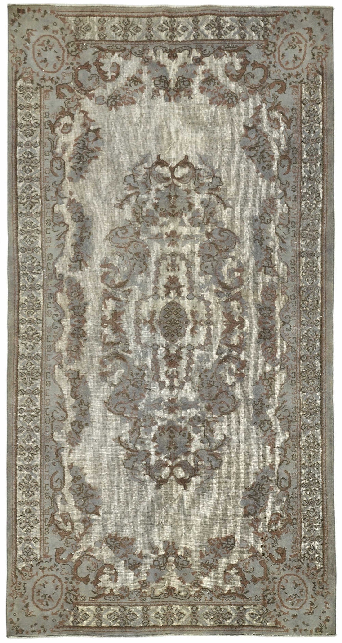 5x9 Grey Over-dyed Rug - 49334