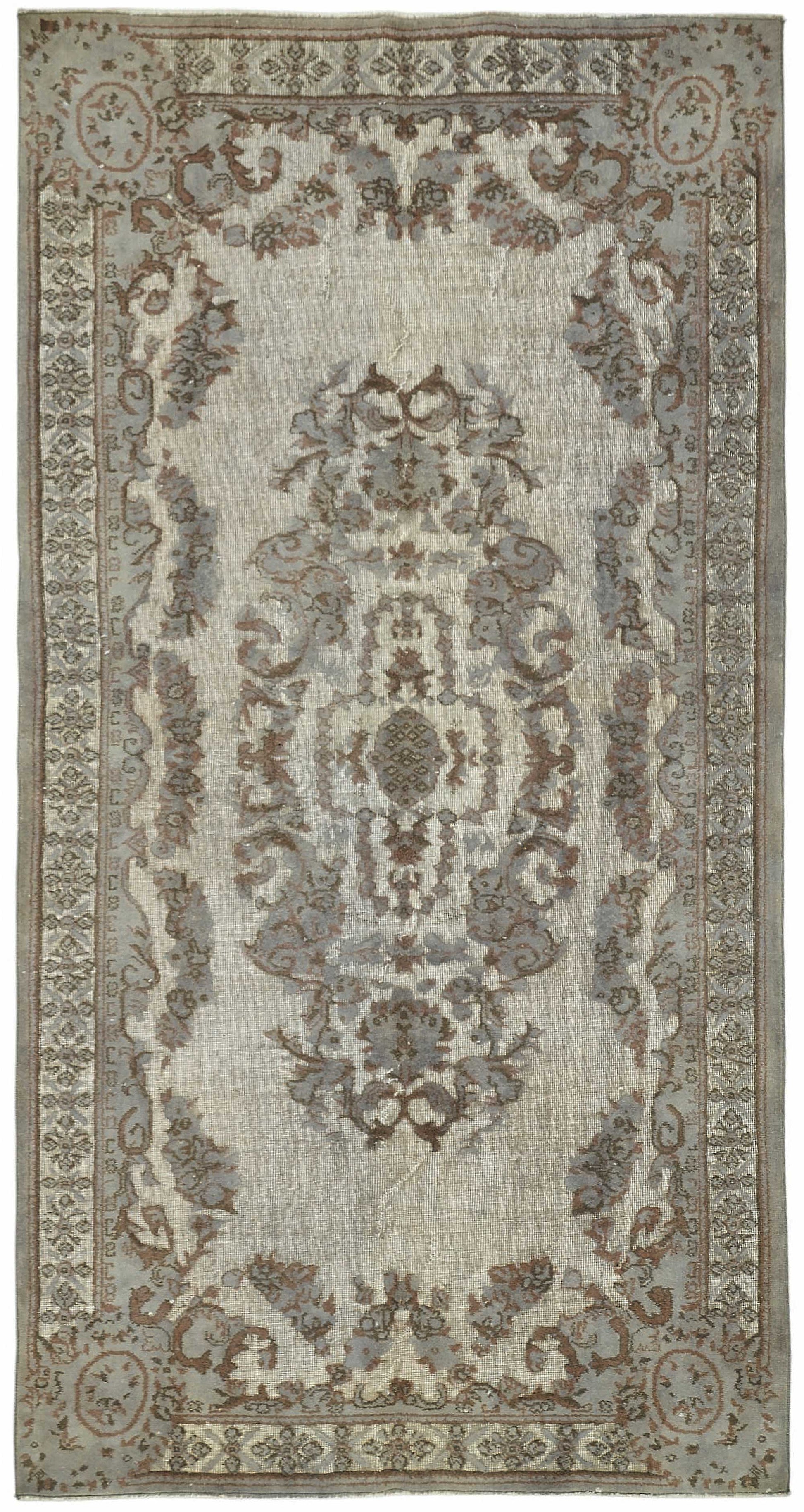 5x9 Grey Over-dyed Rug - 49334