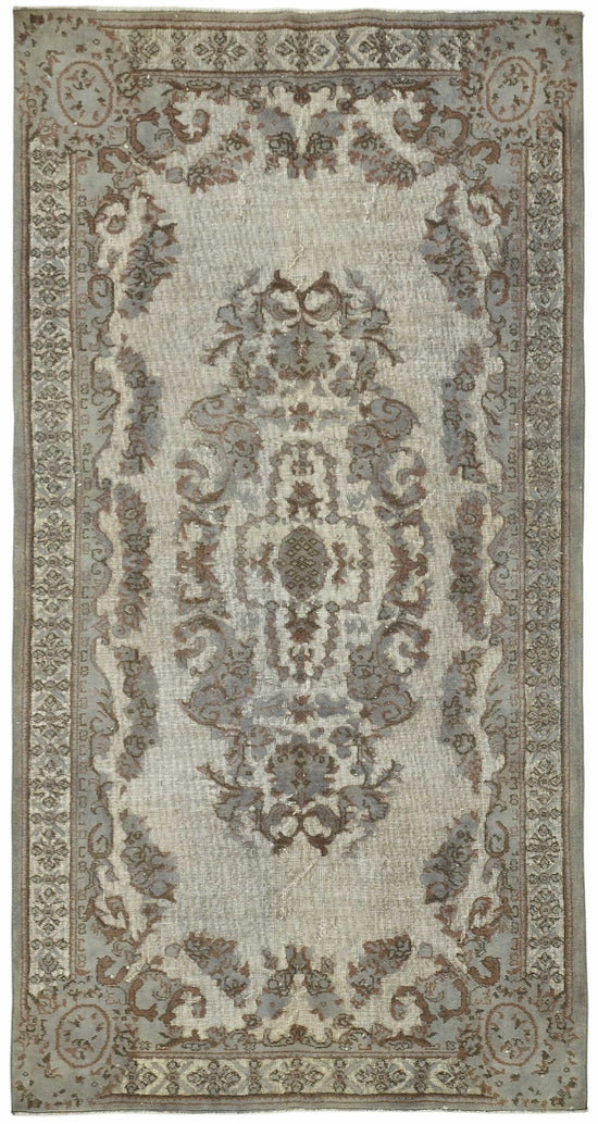 5x9 Grey Over-dyed Rug - 49334