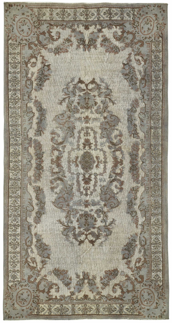 5x9 Grey Over-dyed Rug - 49334