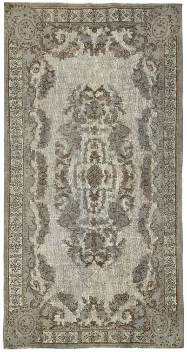 5x9 Grey Over-dyed Rug - 49334