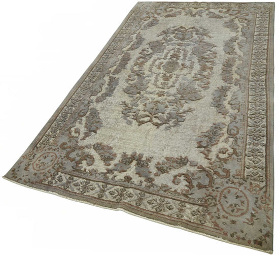 5x9 Grey Over-dyed Rug - 49334