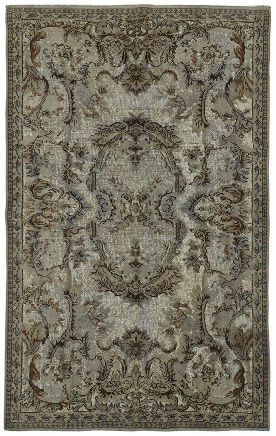 5x9 Grey Over-dyed Rug - 49336