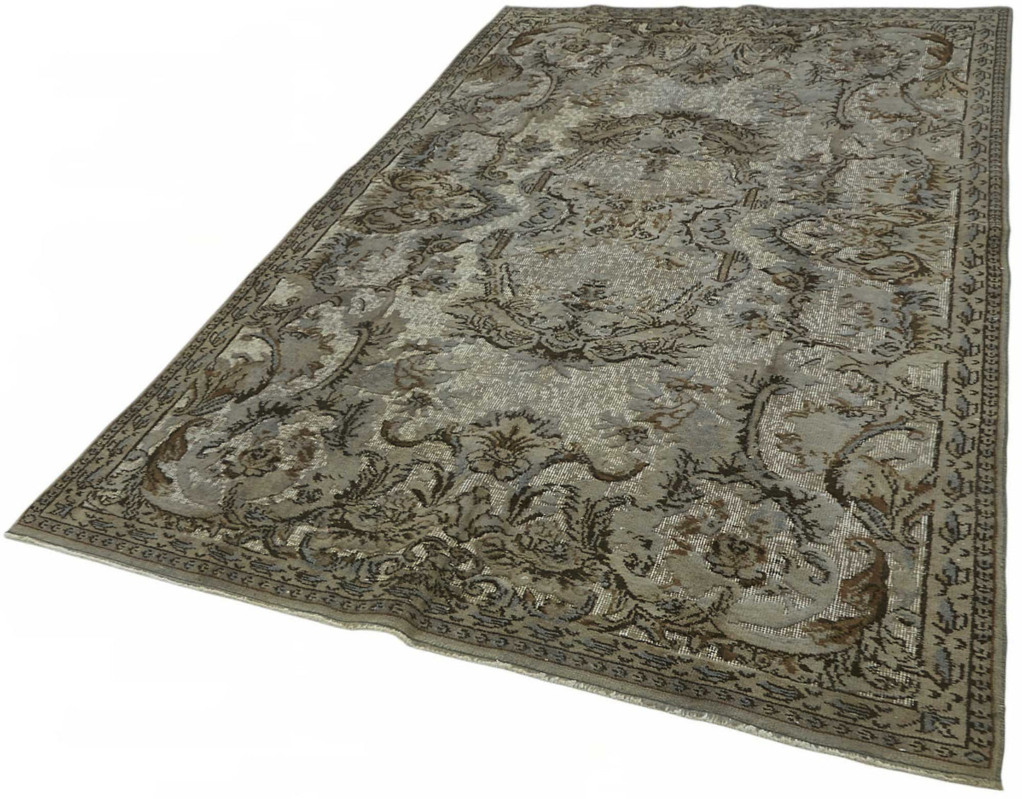 5x9 Grey Over-dyed Rug - 49336