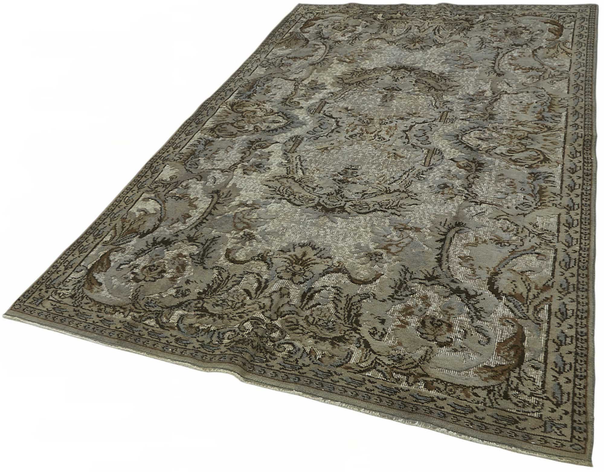 5x9 Grey Over-dyed Rug - 49336
