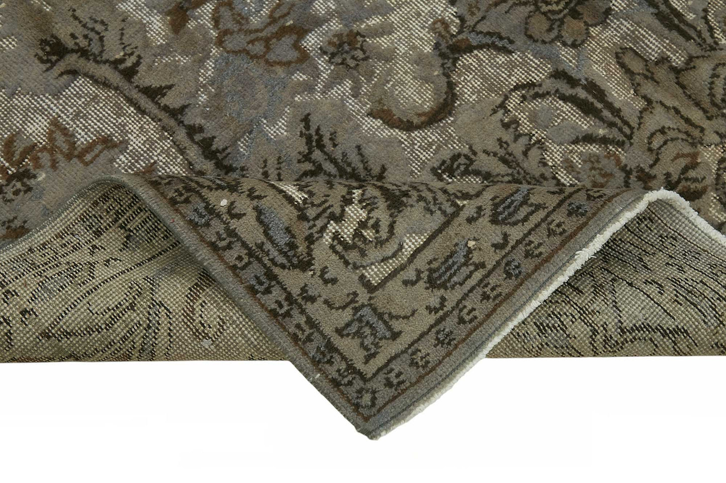 5x9 Grey Over-dyed Rug - 49336