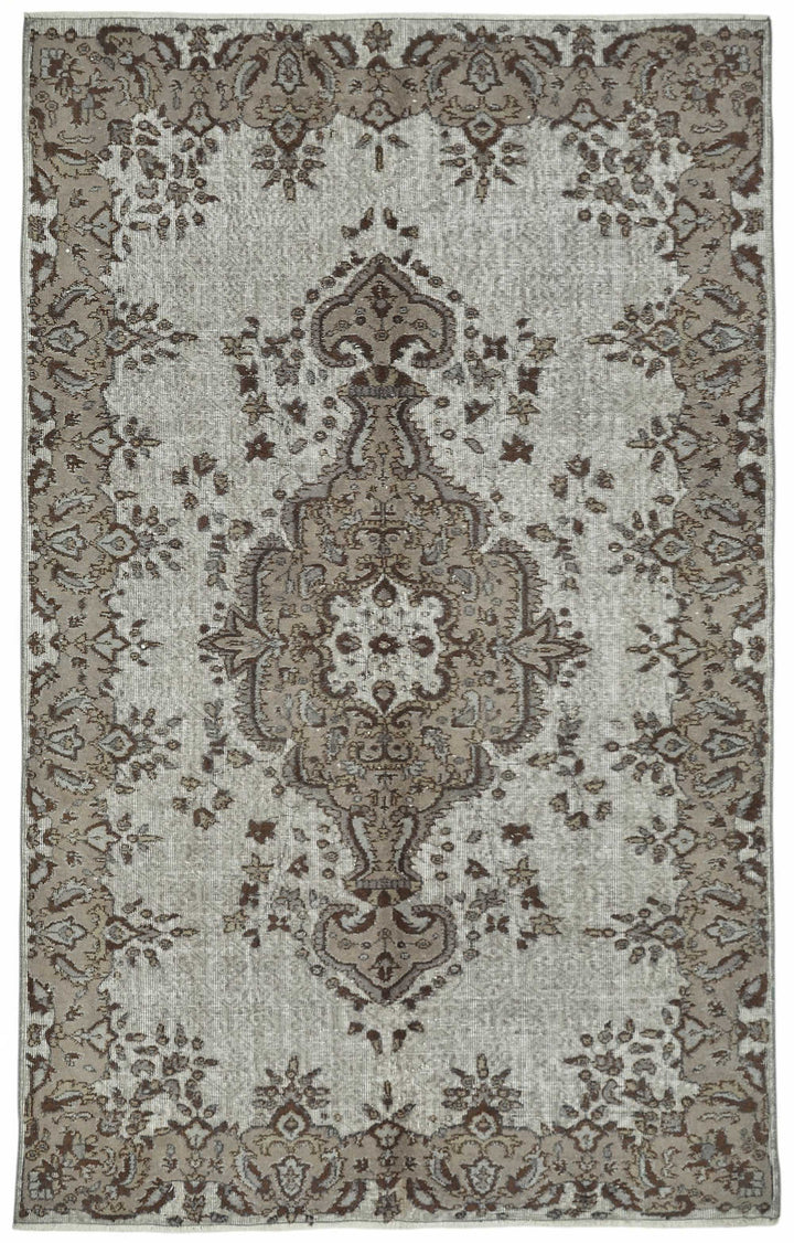 5x9 Grey Over-dyed Rug - 49337