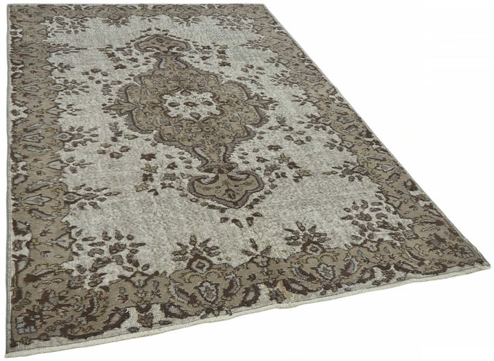 5x9 Grey Over-dyed Rug - 49337
