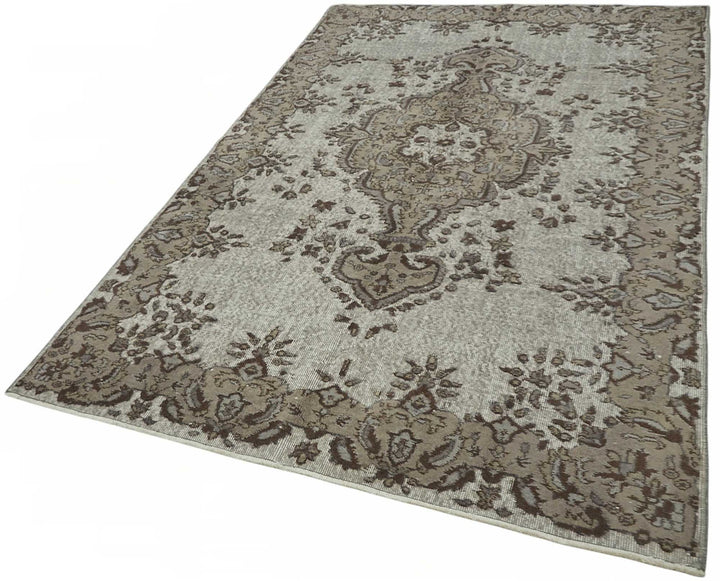 5x9 Grey Over-dyed Rug - 49337