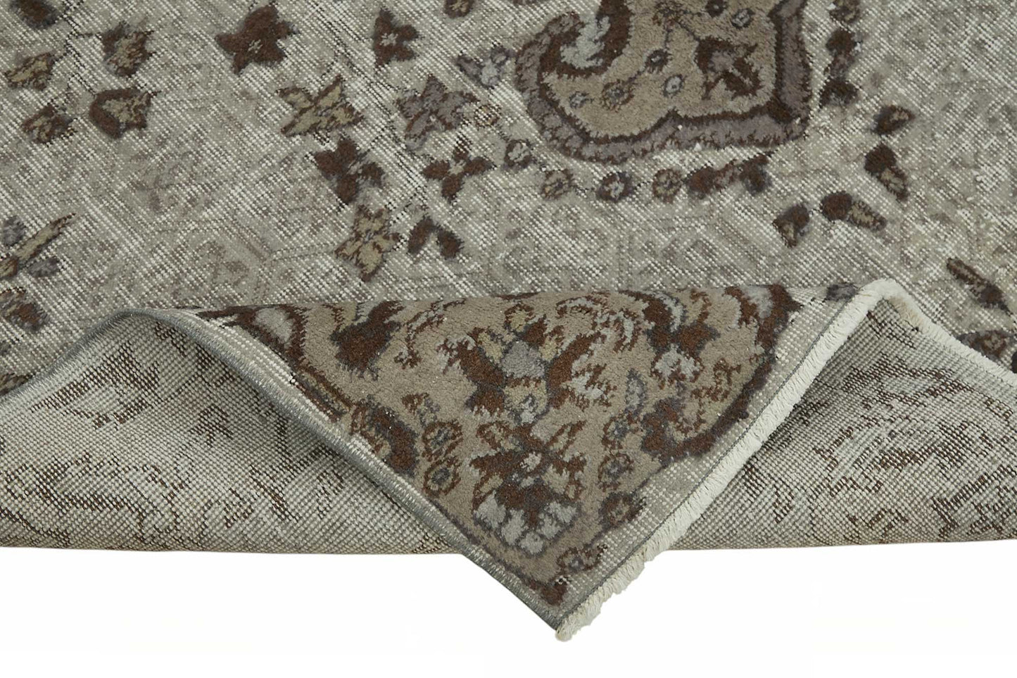 5x9 Grey Over-dyed Rug - 49337