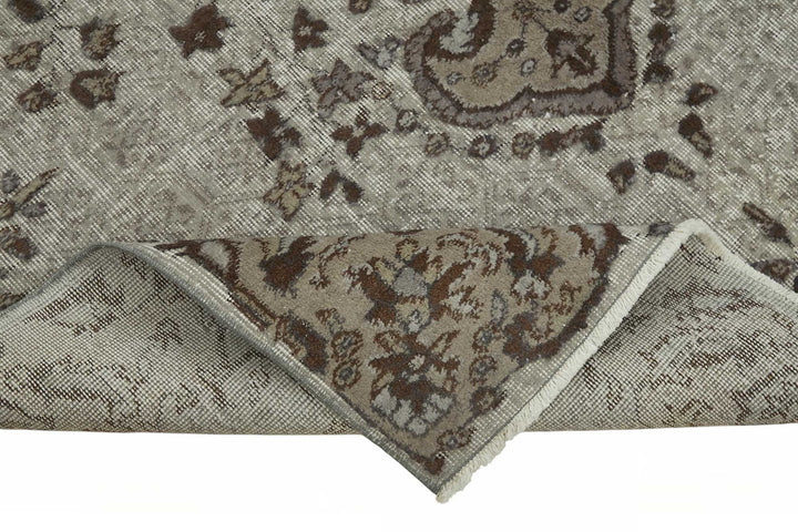 5x9 Grey Over-dyed Rug - 49337