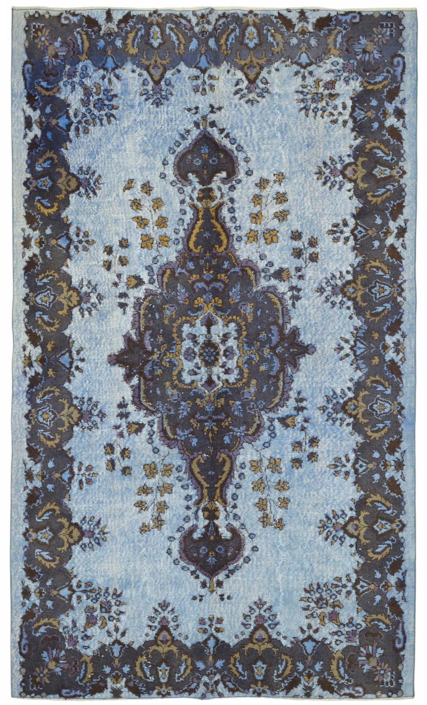 6x10 Blue Over-dyed Rug - 49339