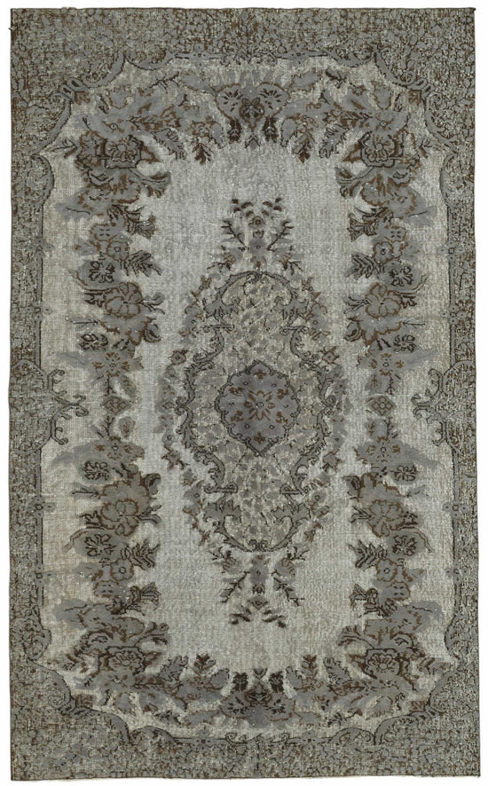 5x9 Grey Over-dyed Rug - 49340