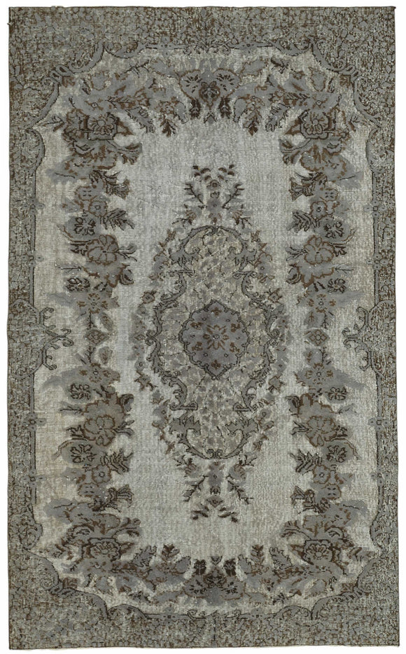 5x9 Grey Over-dyed Rug - 49340
