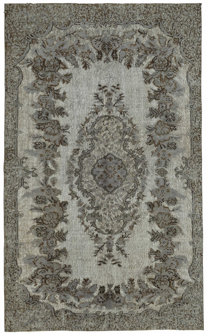 5x9 Grey Over-dyed Rug - 49340