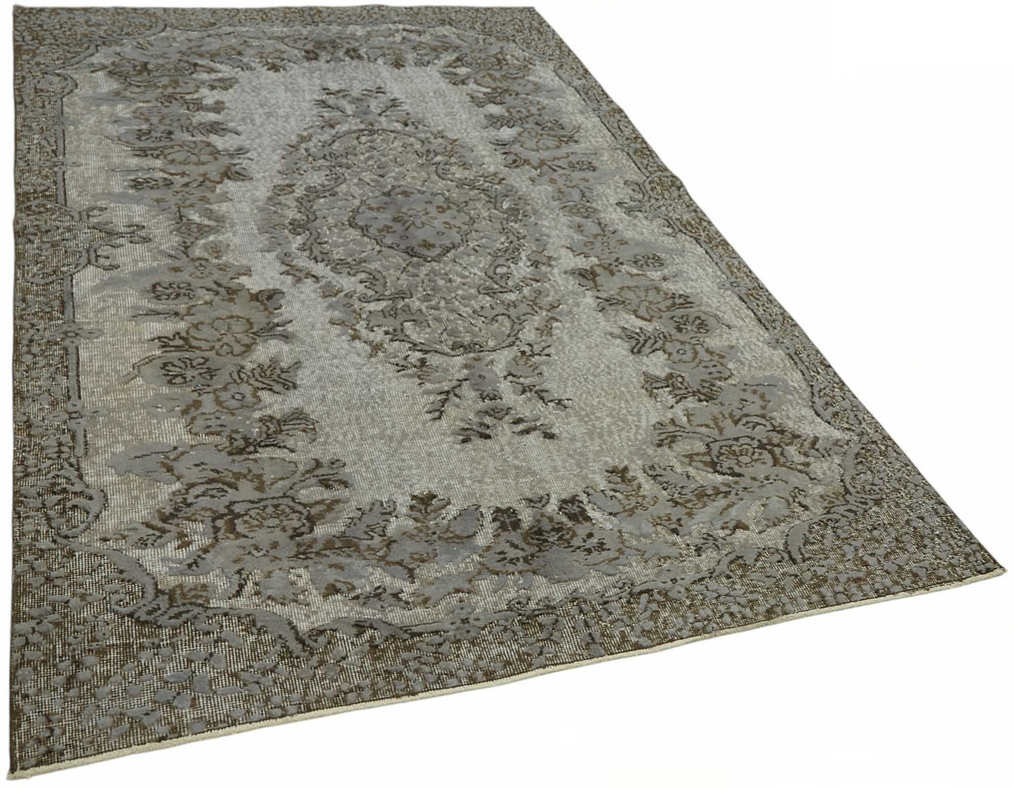5x9 Grey Over-dyed Rug - 49340