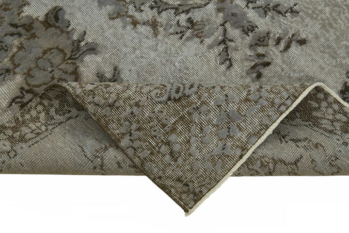 5x9 Grey Over-dyed Rug - 49340