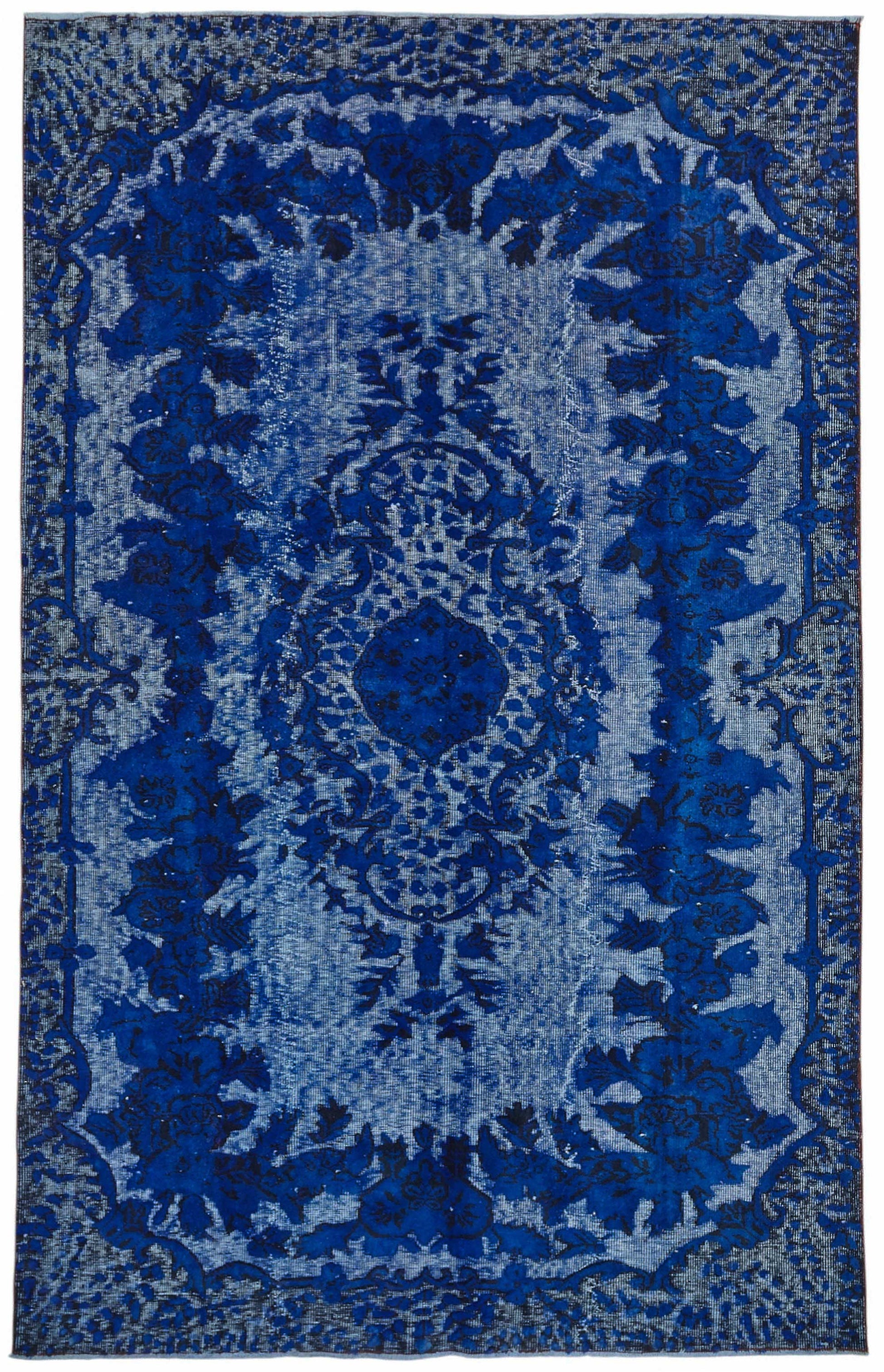 5x9 Blue Over-dyed Rug - 49341