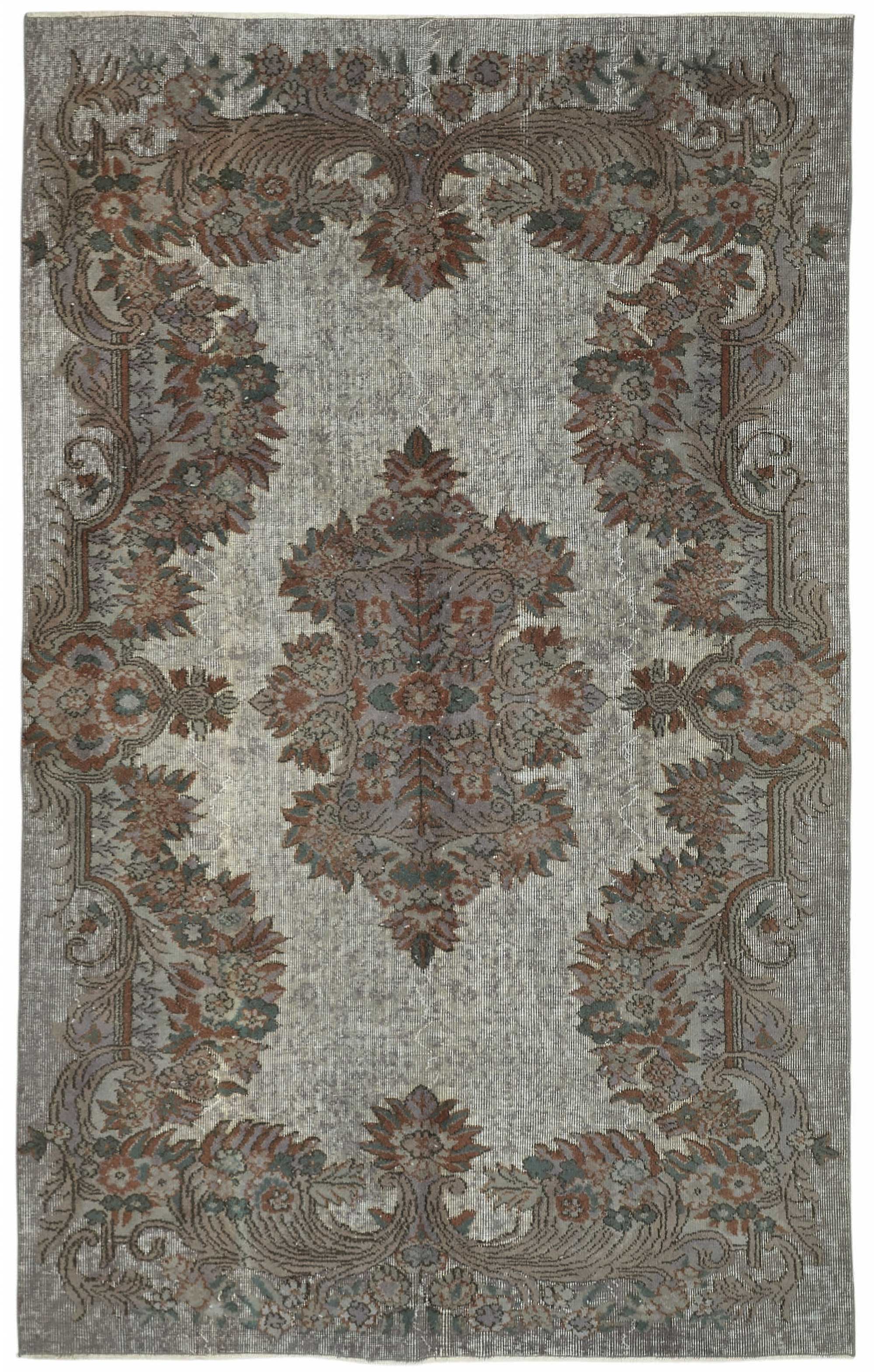 6x9 Grey Over-dyed Rug - 49343