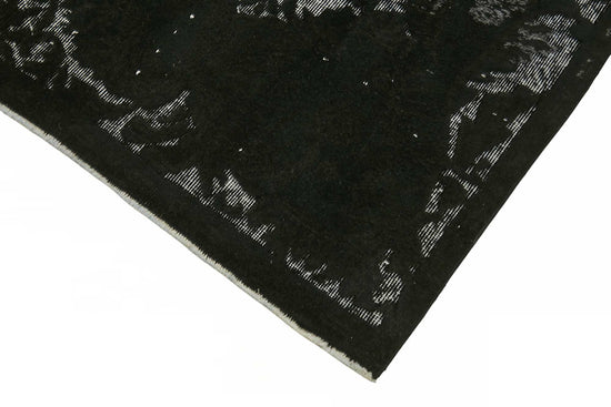 5x9 Black Over-dyed Rug - 49345