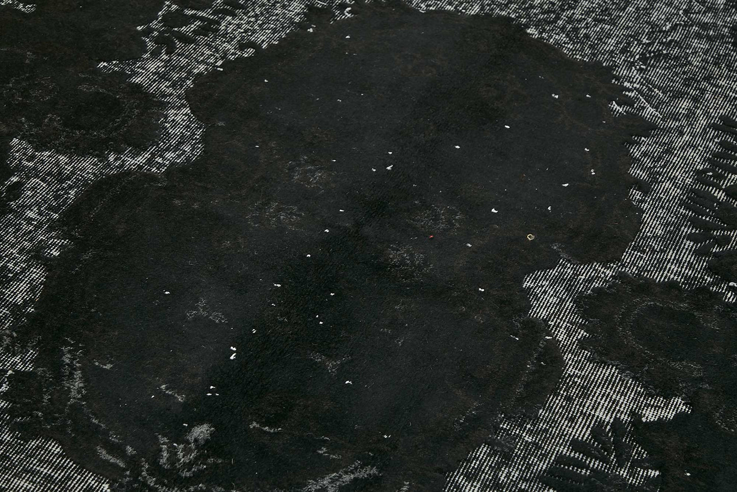 5x9 Black Over-dyed Rug - 49345