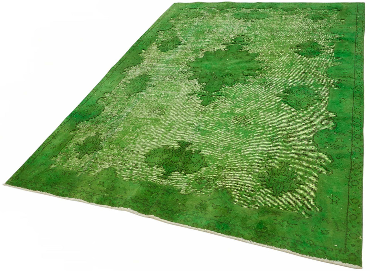 6x9 Green Over-dyed Rug - 49347