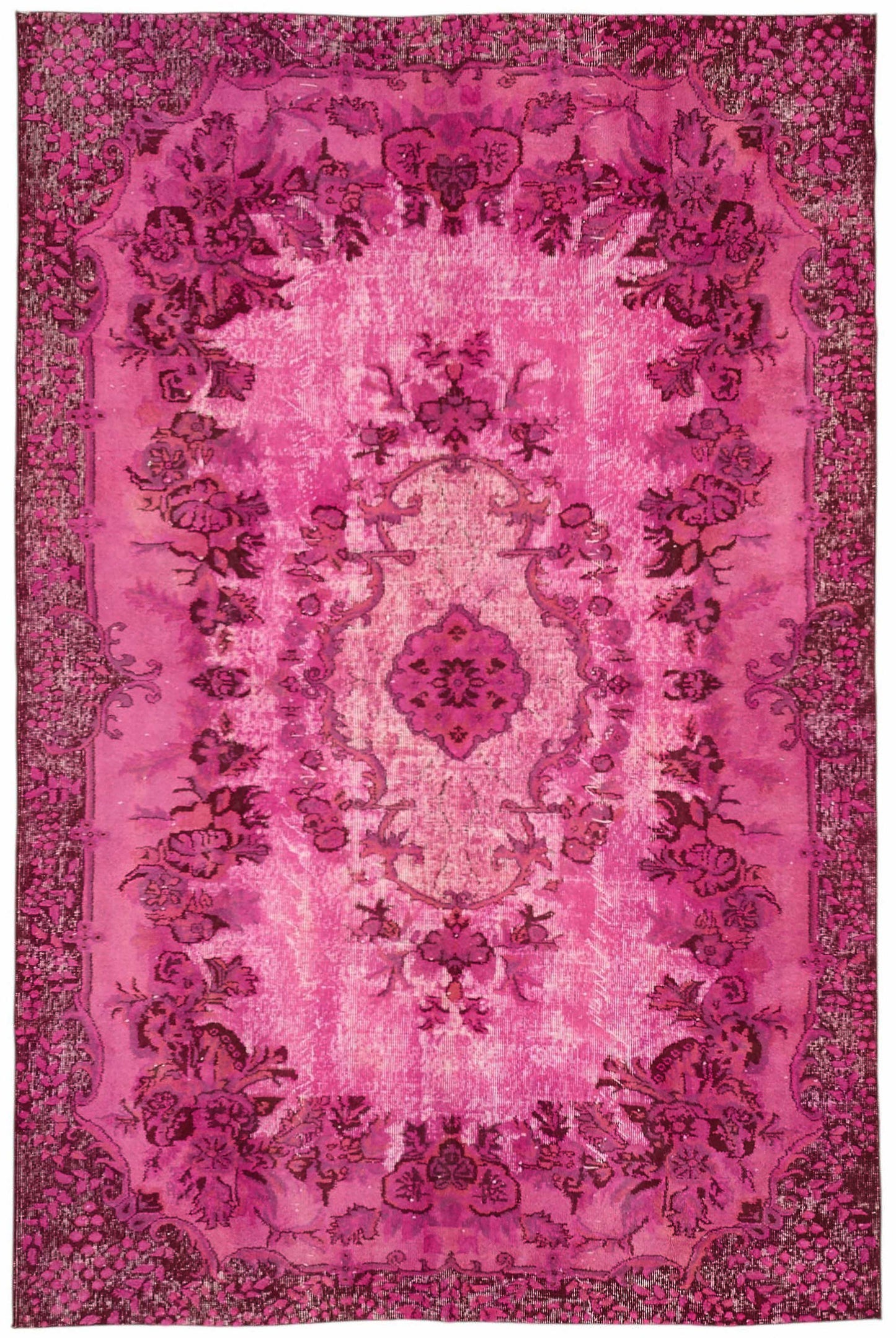6x10 Pink Over-dyed Rug - 49348