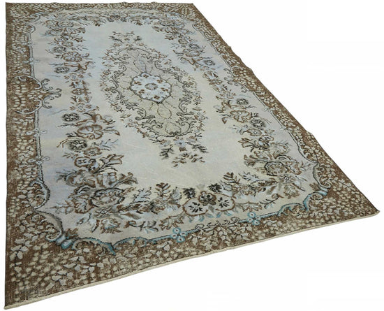 6x10 Grey Over-dyed Rug - 49349