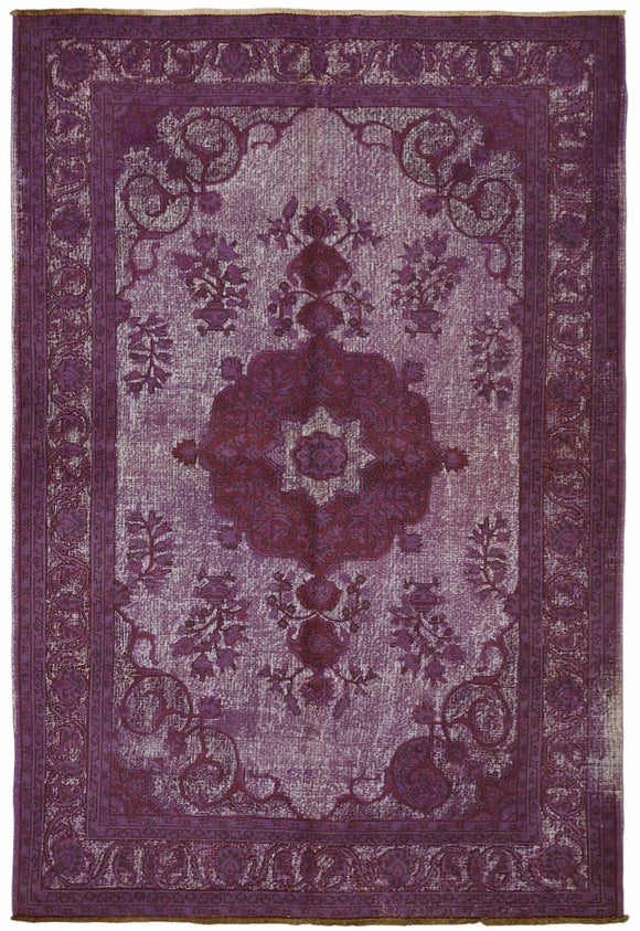 6x10 Purple Over-dyed Rug - 49350