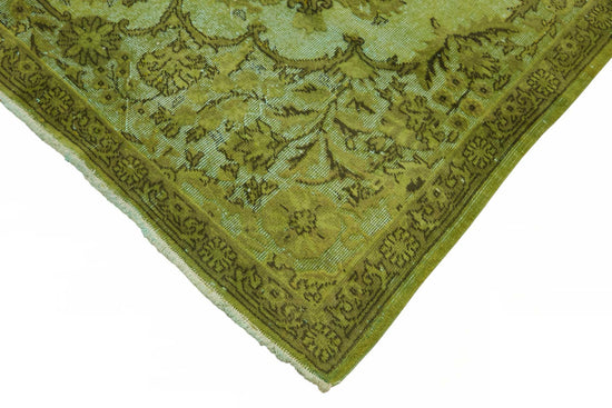 7x10 Green Over-dyed Rug - 49351