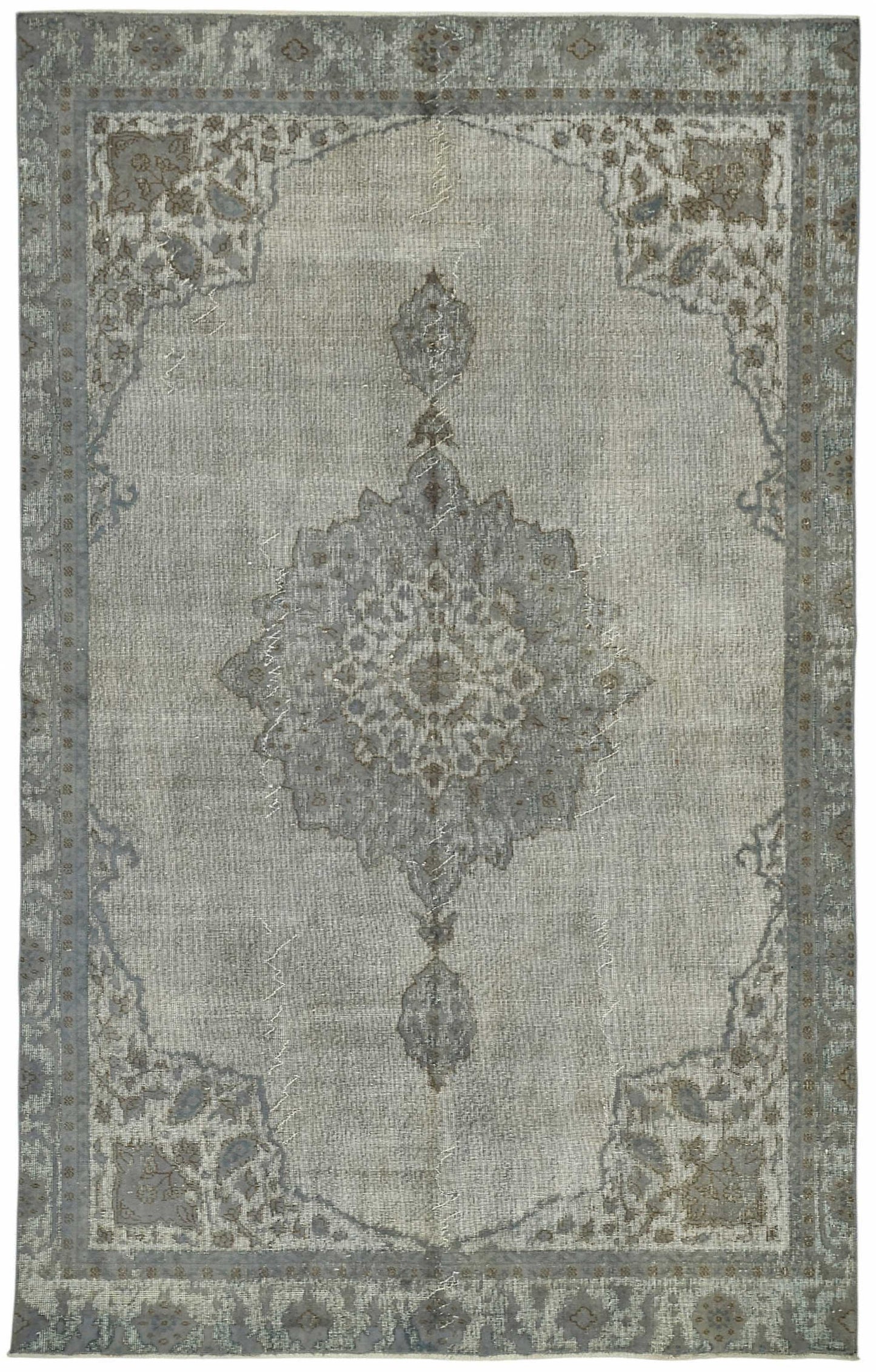 6x10 Grey Over-dyed Rug - 49352