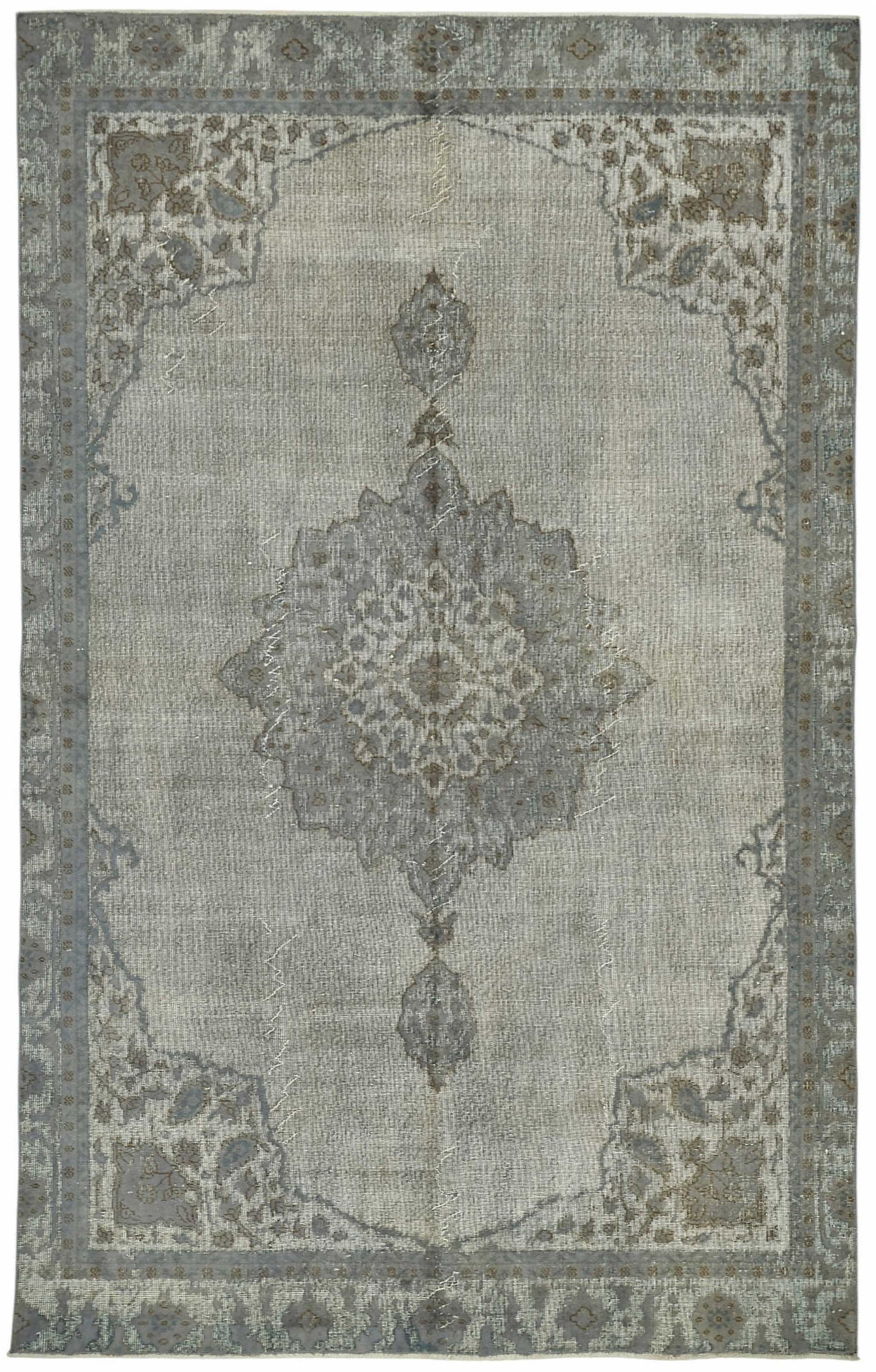 6x10 Grey Over-dyed Rug - 49352