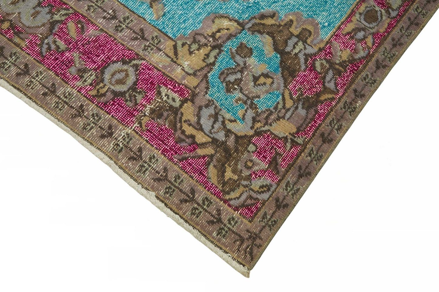 6x10 Multicolor Over-dyed Rug - 49353
