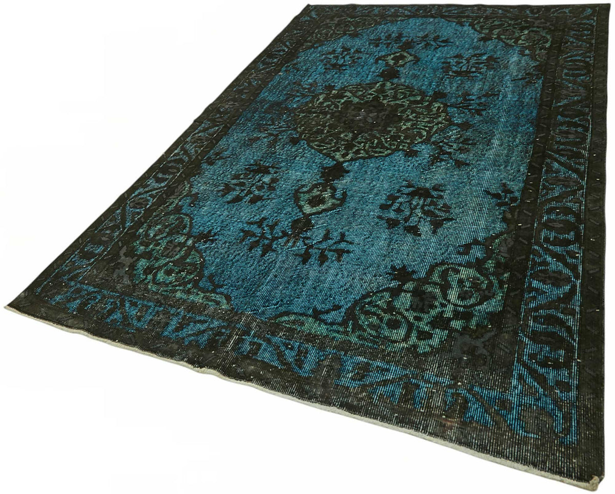 6x9 Black Over-dyed Rug - 49354